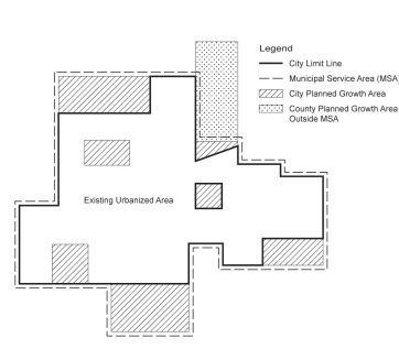 Municipal Service Area Concept Diagram