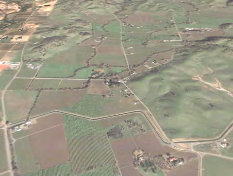 Photo of Suisun Valley from above